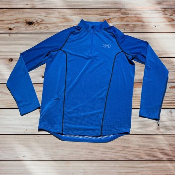 Under Armour Blue Running Top Size XL - Picture 6 of 7